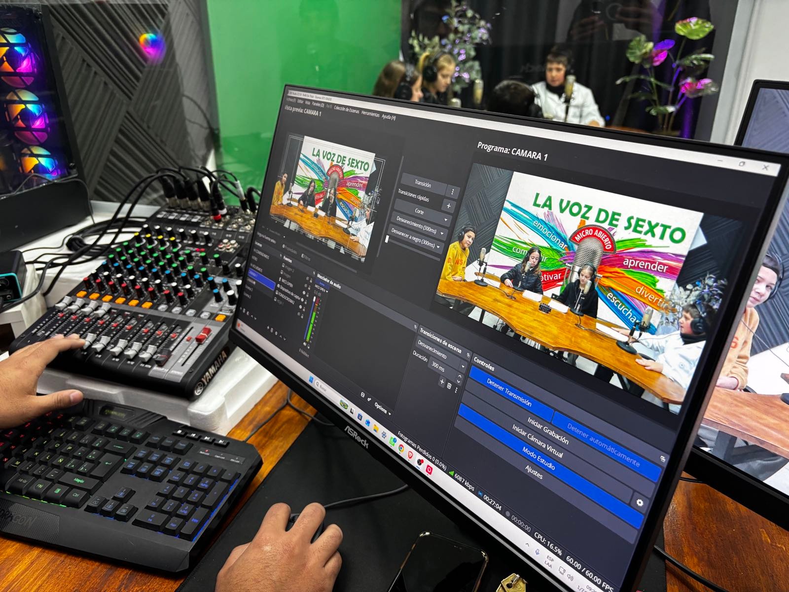Estudio de Streaming MasVoz